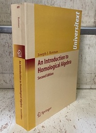 An Introduction to Homological Algebra : 2nd Edition (Soft)  