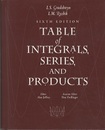 Table of Integrals, Series, and Products : 6th Edition  