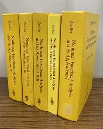 Nonlinear Functional Analysis and its Applications : (1-4) 5 Volume Set (Hard & Soft) (1)Fixed-Point Theorems (2A/B)Linear/Nonlinear Monotone Operators (3)Variational Methods and Optimization (4)Applications to Mathematical Physics