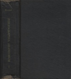 Bibliographia Araneorum : Tome 1（蜘蛛類） Analyse Methodique de Toute la Litterature Araneologique 