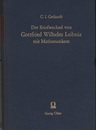Der Briefwechsel von Gottfried Wilhelm Leibniz mit Mathematikern  