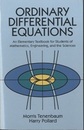 Ordinary Differential Equations An Elementary Textbook for Students of Mathematics Engineering and the Sciences 