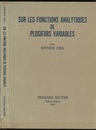 Sur les Fonctions Analytiques de Plusieurs Variables : 1st Edition (仏) 多変数解析関数論 