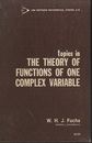 Topics in the Theory of Functions of One Complex Variable  