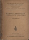 Equazioni alle Derivate Parziali di tipo Ellittico (伊) 楕円型偏微分方程式 