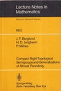 Compact Right Topological Semigroups and Generalizations of Almost Periodicity  