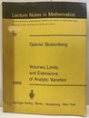 Volumes、Limits、and Extensions of Analytic Varieties  