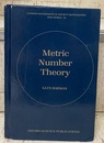 Metric Number Theory  