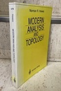 Modern Analysis and Topology  
