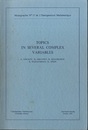 Topics in Several Complex Variables  