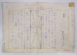 吉行淳之介草稿　『ウマいということ』　四百字詰１１枚完　１枚目から６枚目の半分までBペン書署名と後半はペン書