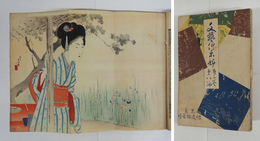 文藝倶樂部３巻８編　背少痛　風流蝶花形／泉鏡花　綺堂　緑雨　玉茗　水蔭　木版口絵／水野年方