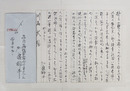 加藤郁乎書簡　川名大宛　毛筆書２枚　封付　『…私としては詠句により人物風俗俳趣もろもろの批評を…』