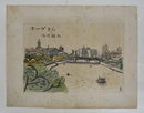 宮田重雄装幀画稿　水彩画　少痛少日焼少シミ有　『ホープさん／源氏鶏太』昭３０・９春陽文庫の表紙画稿