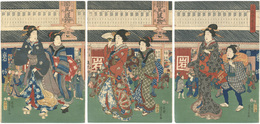 東都繁栄之図　Illustration of the Prospering of the Eastern Capital 