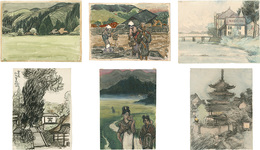 自筆画　Paintings
