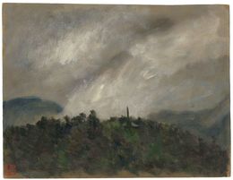 自筆画 京都風景　Painting : The View of Kyoto