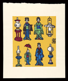 女と洋燈　Women and Lamps