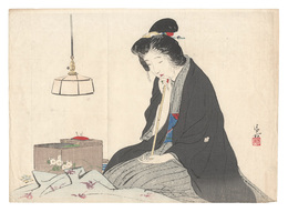 木版口絵　Kuchi-e Print