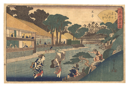 江戸高名会亭尽　王子　Famous Restaurants of Edo / Oji