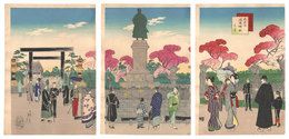 東京名所　九段坂靖国神社之景　Famous Places in Tokyo / Yasukuni Shrine at Kudanzaka
