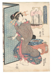 新吉原年中行事　十月 恵比子講　Annual Events in the New Yoshiwara / The Tenth Month, the Festival of Ebisu