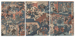 造栄桜叢紙十二段続一覧之図　Twelve Continuous Acts of Tsukuribae sakura zoshi at a Glance