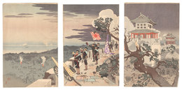 第ニ軍金州城占領之図　The Second Army's Occupation of Jinzhoucheng