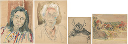 自筆画　Paintings