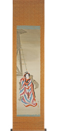 自筆画幅　八百屋お七　Yaoya Oshichi