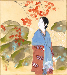 自筆画色紙　Shikishi Paper Board