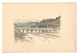日本大観　（32） 吉野六田渡　Compendium of Japan / No. 32: Muda no Watashi, Yoshino