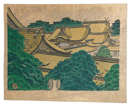 板画新日本百景　明治神宮　Hanga New One Hundred Views of Japan / Meiji Shrine