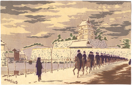 旧本丸雪晴　Fine Weather after Snowfall at the Old Inner Keep of Edo Castle