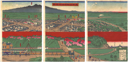 東京上野高崎街真景　True Views of Ueno, Tokyo and Takasaki City