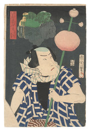 江都名所合之内　十八 山がへりの米吉　Matches for Famous Places in Edo / No. 18: Yamagaeri no Yonekichi