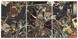 佐枝犬千代合戦之図　The Battle of Saeda Inuchiyo