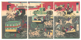 東京往来車尽　Collection of Vehicles Coming and Going in Tokyo