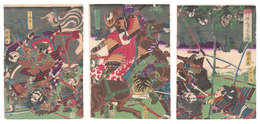 佐藤正清高名図　Sato Masakiyo Gains Renown