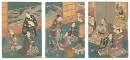 役者絵　Kabuki Actors Print