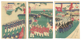 陸軍調練之図　Military Drill of the Army 