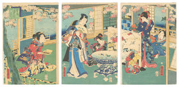 春色酒中花あそび　Colors of Spring: Playing with Flowers in the Wine Vat