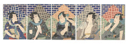 色仕立姿之夕栄　Iro jitate sugata no yuba'e