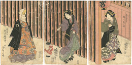 宿花千人禿　Kabuki Scene from　Yayoi No Hana Sennin Kamuro