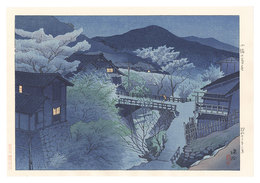 信濃十景　小諸の暮春　Ten Views of Shinano / Late Spring Evening at Komoro