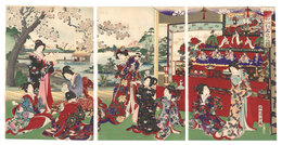 江戸砂子年中行事　上巳之図　Sands of Edo: Annual Events / The Festival of the Third Month