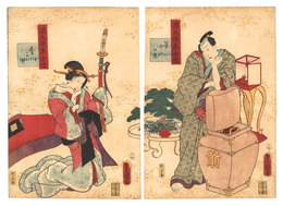源氏後集余情　第十八の巻 松かせ　Lingering Sentiments of a Late Collection of Genji / Ch. 18: Matsukaze