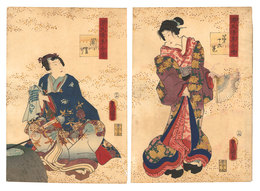 源氏後集余情　第十六巻 関屋　Lingering Sentiments of a Late Collection of Genji / Ch. 16: Sekiya