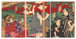 篭釣瓶花街醉醒　Kabuki Play: Kagotsurube Sato no Eizame