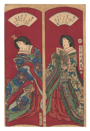 美人画　Two Beauties